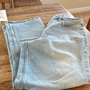 Abercrombie and Fitch jeans.